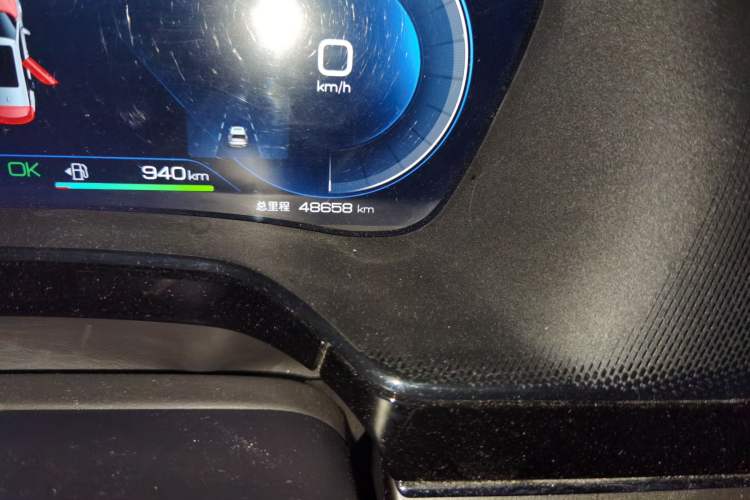 Used BYD Tang New Energy 2023 DM-i Champion Edition 112KM Prestige Model Odometer Close Up