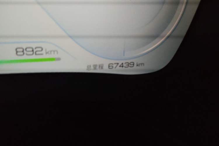 Used BYD Tang New Energy 2023 DM-i Champion Edition 112KM Prestige Model Odometer Close Up