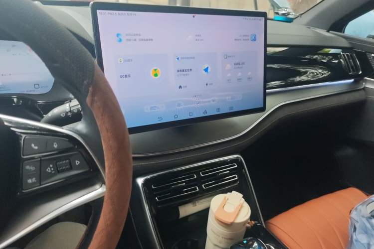 Used BYD Tang New Energy 2023 DM-i Champion Edition 112KM Prestige Model Audio And AC Panel