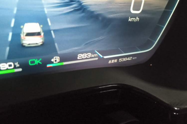 Used BYD Tang New Energy 2023 DM-i Champion Edition 112KM Prestige Model Odometer Close Up
