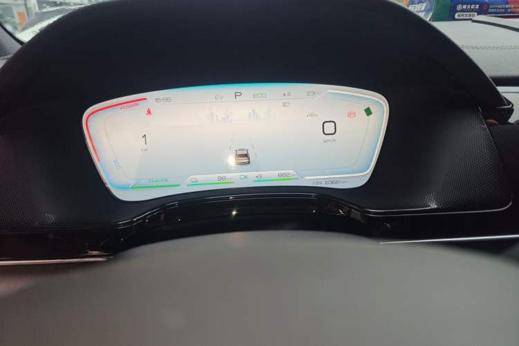Used BYD Tang New Energy 2023 DM-i Champion Edition 112KM Prestige Model Odometer Close Up