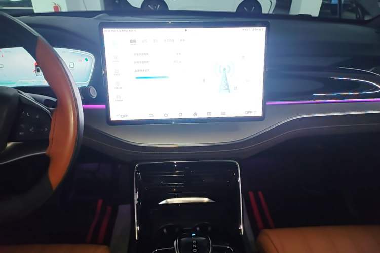Used BYD Tang New Energy 2023 DM-i Champion Edition 112KM Prestige Model Audio And AC Panel