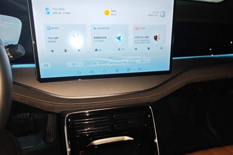 Used BYD Tang New Energy 2023 DM-i Champion Edition 112KM Prestige Model Audio And AC Panel