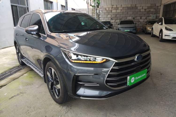 Used BYD Tang New Energy 2023 DM-i Champion Edition 112KM Prestige Model Front Right 45 Deg