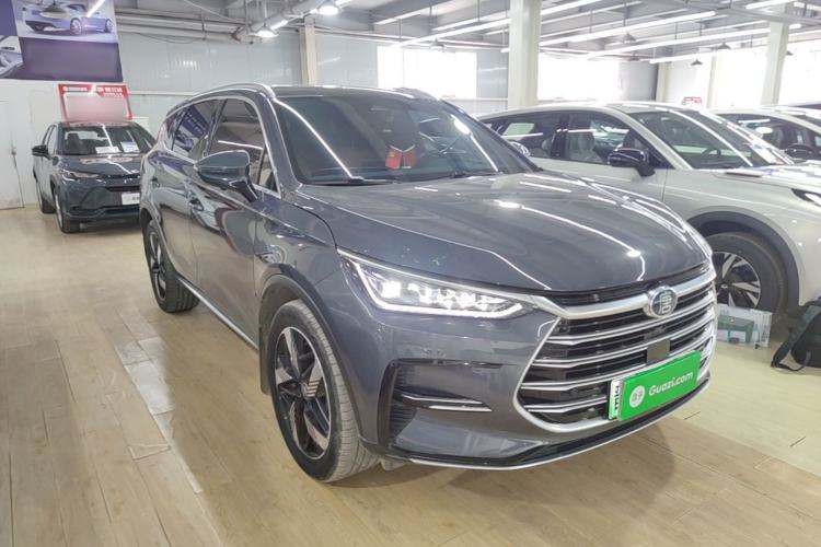 Used BYD Tang New Energy 2023 DM-i Champion Edition 112KM Prestige Model Front Right 45 Deg