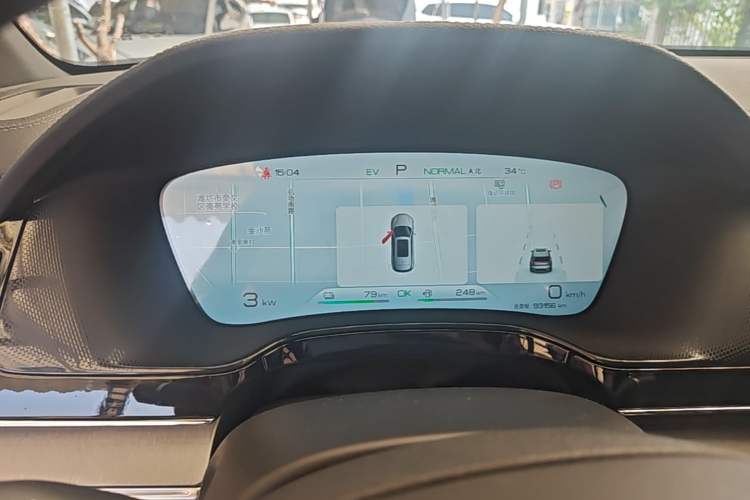 Used BYD Tang New Energy 2023 DM-i Champion Edition 112KM Prestige Model Instrument Cluster