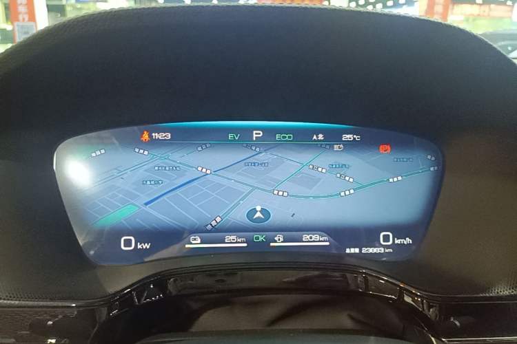 Used BYD Tang New Energy 2023 DM-i Champion Edition 112KM Prestige Model Instrument Cluster
