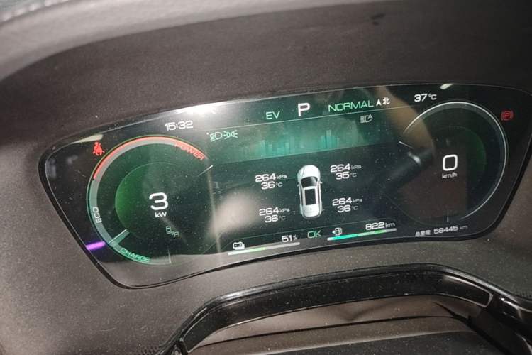 Used BYD Tang New Energy 2023 DM-i Champion Edition 112KM Prestige Model Instrument Cluster