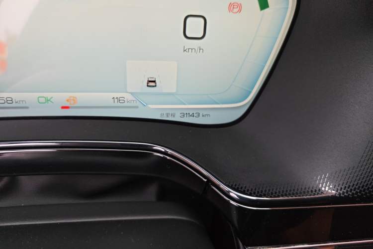 Used BYD Tang New Energy 2023 DM-i Champion Edition 112KM Prestige Model Odometer Close Up