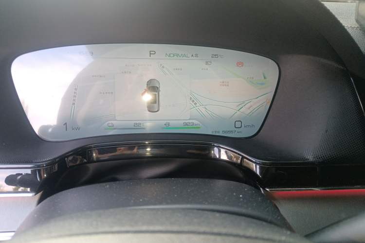 Used BYD Tang New Energy 2023 DM-i Champion Edition 112KM Prestige Model Odometer Close Up