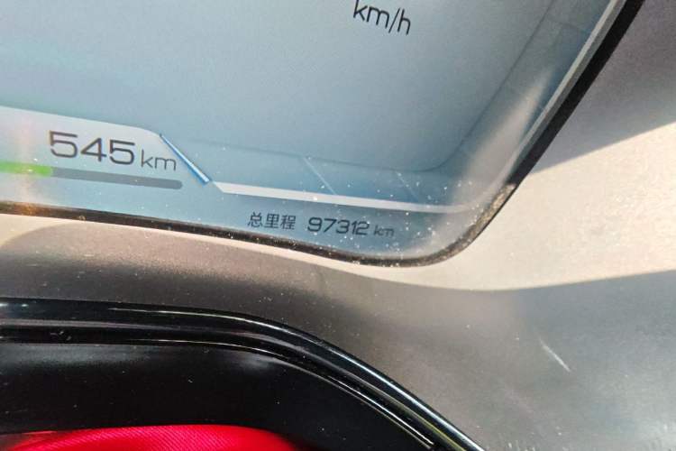 Used BYD Tang New Energy 2023 DM-i Champion Edition 112KM Prestige Model Odometer Close Up