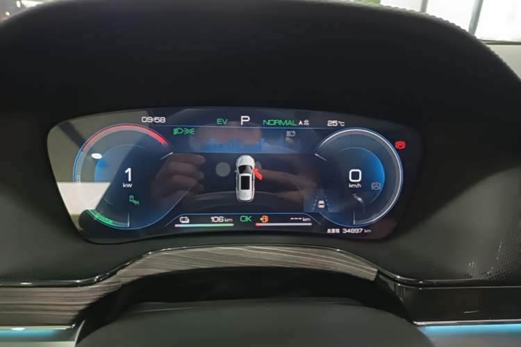 Used BYD Tang New Energy 2023 DM-i Champion Edition 112KM Prestige Model Instrument Cluster