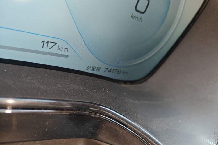 Used BYD Tang New Energy 2023 DM-i Champion Edition 112KM Prestige Model Odometer Close Up