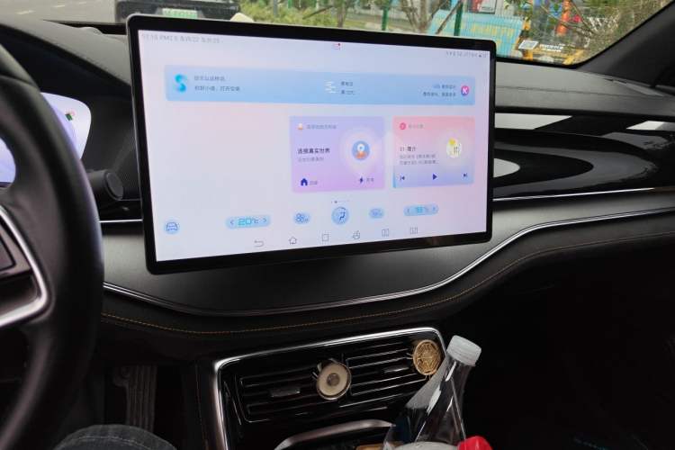 Used BYD Tang New Energy 2023 DM-i Champion Edition 112KM Prestige Model Audio And AC Panel