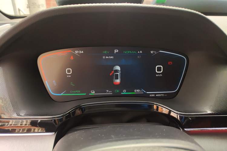 Used BYD Tang New Energy 2023 DM-i Champion Edition 112KM Prestige Model Instrument Cluster