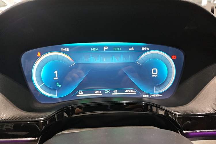 Used BYD Tang New Energy 2023 DM-i Champion Edition 112KM Prestige Model Instrument Cluster