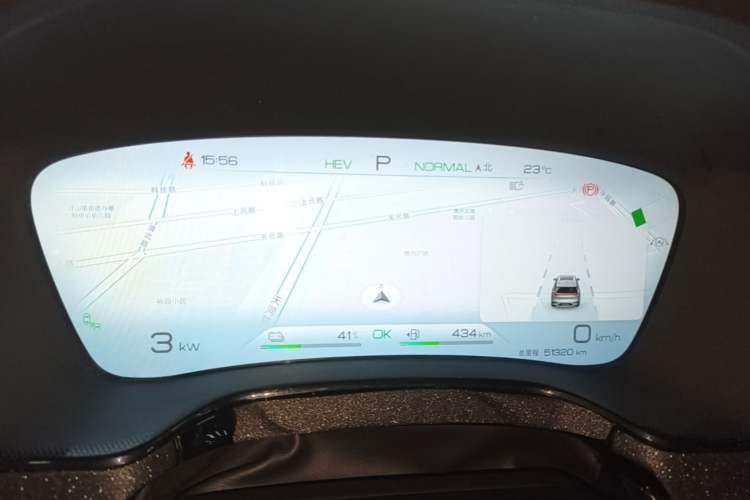 Used BYD Tang New Energy 2023 DM-i Champion Edition 112KM Prestige Model Instrument Cluster