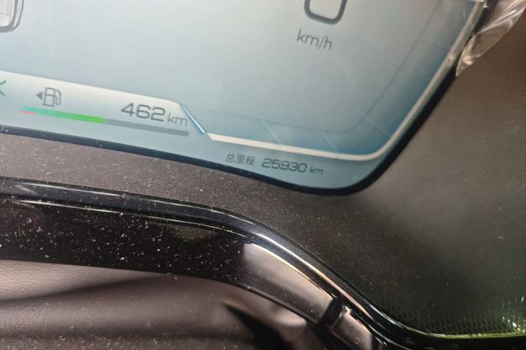 Used BYD Tang New Energy 2023 DM-i Champion Edition 112KM Prestige Model Odometer Close Up