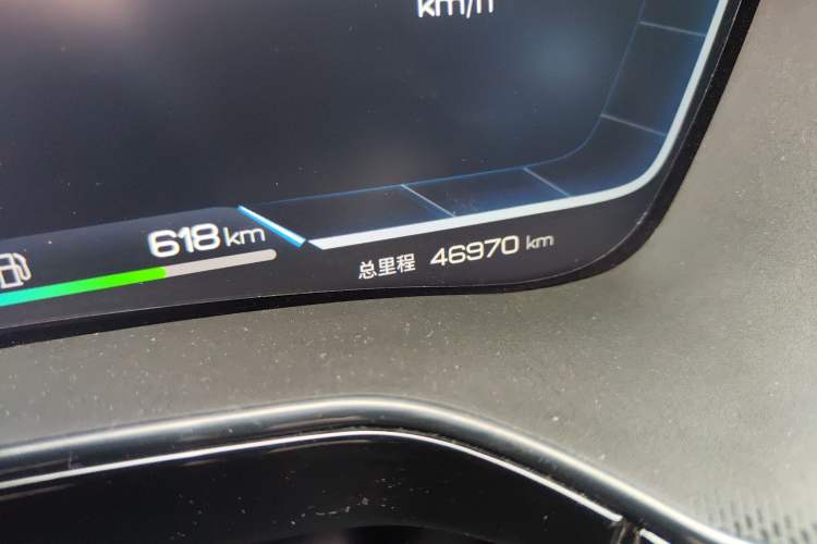 Used BYD Tang New Energy 2023 DM-i Champion Edition 112KM Prestige Model Odometer Close Up