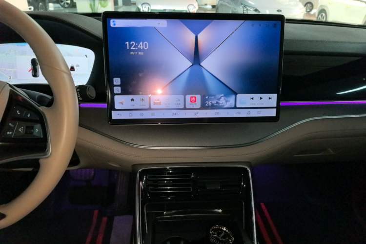 Used BYD Tang New Energy 2024 DM-i Glory Edition 112KM Prestige Model Audio And AC Panel