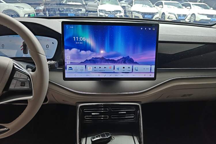 Used BYD Tang New Energy 2024 DM-i Glory Edition 112KM Prestige Model Audio And AC Panel