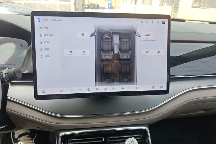 Used BYD Tang New Energy 2024 DM-i Glory Edition 112KM Flagship Model Audio And AC Panel
