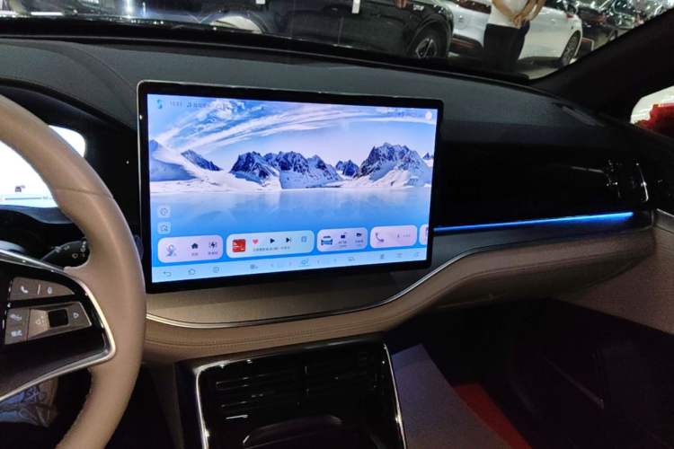 Used BYD Tang New Energy 2024 DM-i Glory Edition 112KM Prestige Model Audio And AC Panel