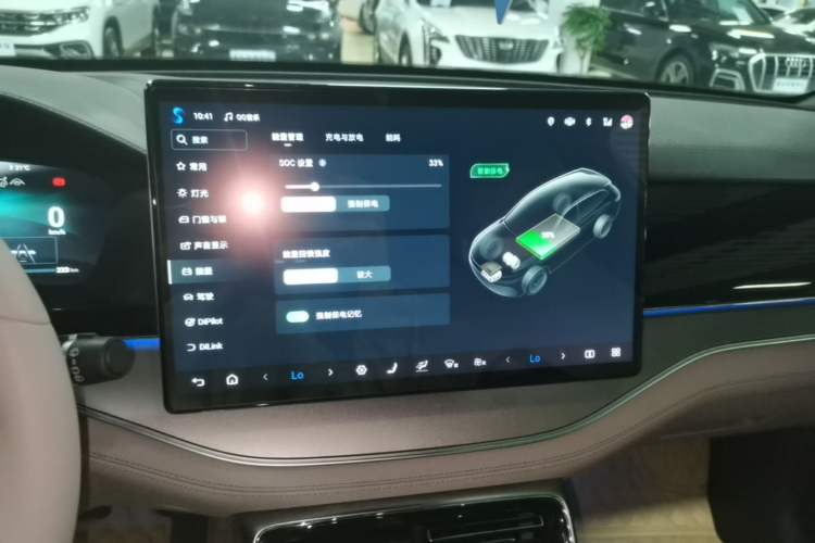 Used BYD Tang New Energy 2024 DM-i Glory Edition 112KM Prestige Model Audio And AC Panel
