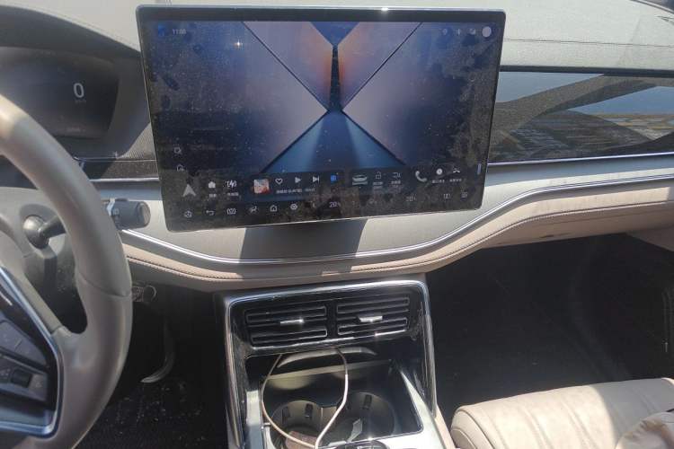 Used BYD Tang New Energy 2024 EV Champion Edition 600KM Deluxe Model Audio And AC Panel