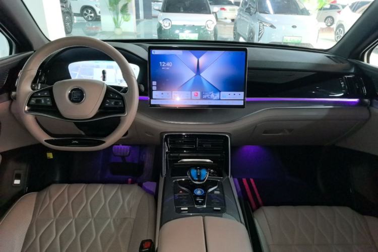 Used BYD Tang New Energy 2024 DM-i Glory Edition 112KM Prestige Model Center Console