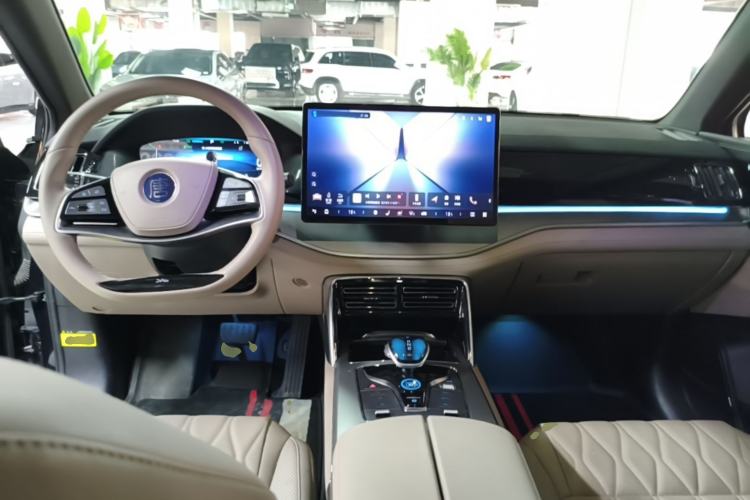 Used BYD Tang New Energy 2024 DM-i Glory Edition 112KM Prestige Model Center Console