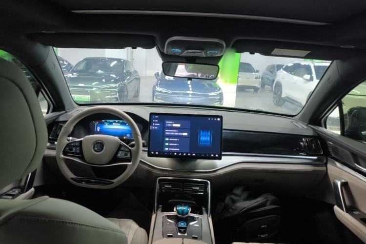 Used BYD Tang New Energy 2024 DM-i Glory Edition 112KM Prestige Model Center Console