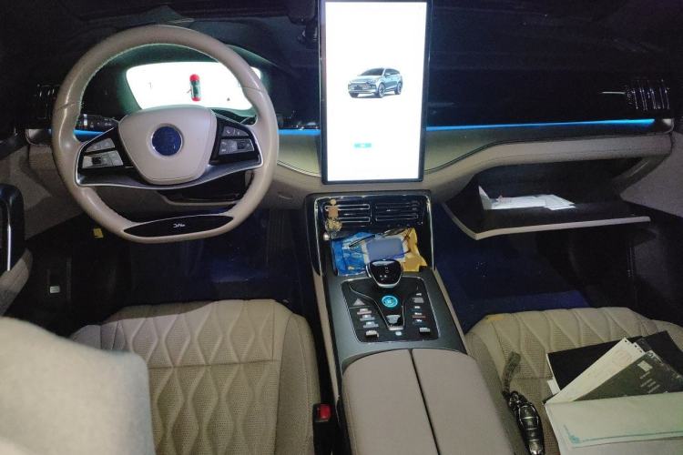 Used BYD Tang New Energy 2024 DM-i Glory Edition 112KM Prestige Model Center Console