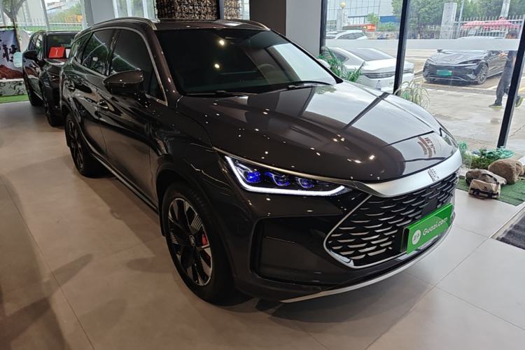 Used BYD Tang New Energy 2024 DM-p Glory Edition 215KM All-Wheel-Drive Premium Model Front Right 45 Deg