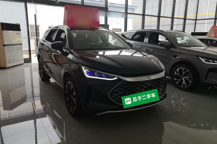 Used BYD Tang New Energy 2024 DM-i Glory Edition 112KM Flagship Model Front Right 45 Deg