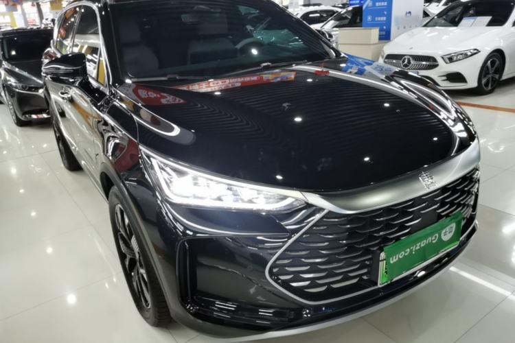 Used BYD Tang New Energy 2024 DM-p Glory Edition 215KM All-Wheel-Drive Flagship Model Front Right 45 Deg