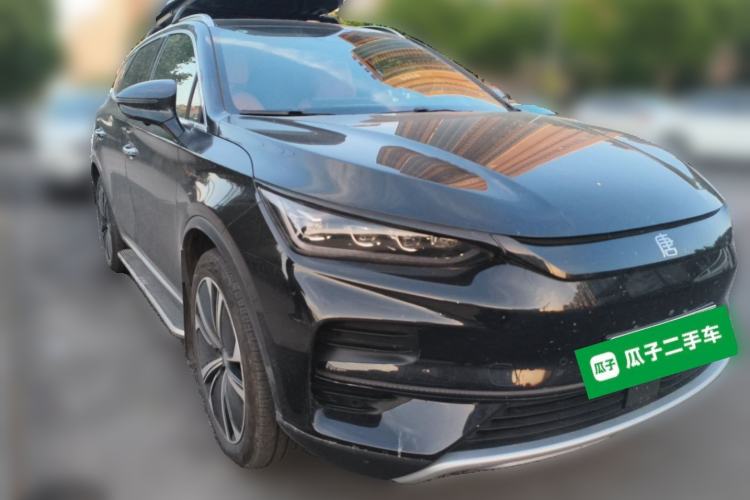 Used BYD Tang New Energy 2024 EV Glory Edition 635KM All-Wheel-Drive Flagship Model Front Right 45 Deg