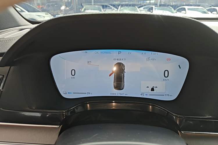 Used BYD Tang New Energy 2024 DM-i Glory Edition 112KM Prestige Model Instrument Cluster