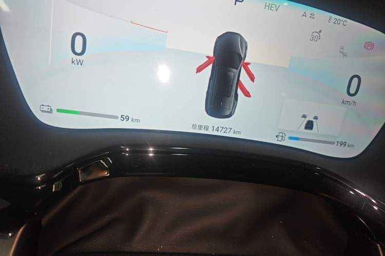 Used BYD Tang New Energy 2024 DM-p Champion Edition 215 km All-Wheel-Drive Flagship Model Instrument Cluster