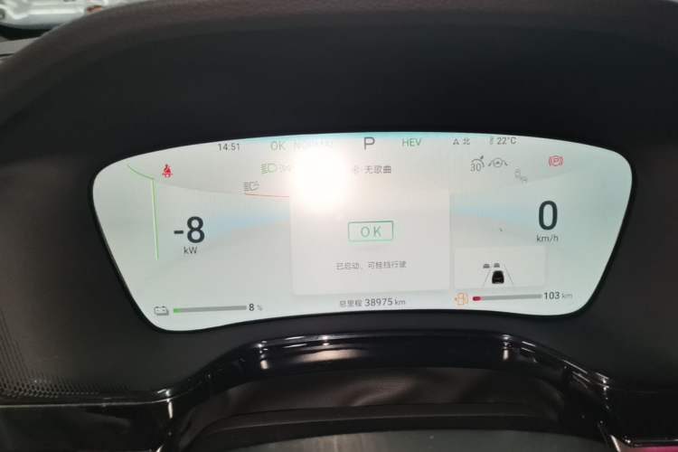 Used BYD Tang New Energy 2024 DM-p Glory Edition 215KM All-Wheel-Drive Premium Model Instrument Cluster