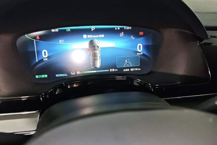 Used BYD Tang New Energy 2024 EV Champion Edition 635 km All-Wheel-Drive Flagship Model Odometer Close Up