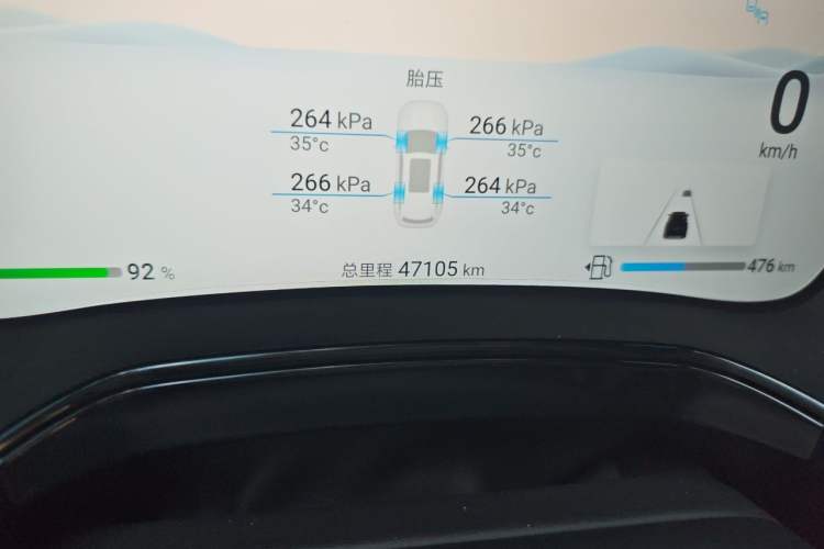Used BYD Tang New Energy 2024 DM-i Glory Edition 200KM Flagship Model Odometer Close Up