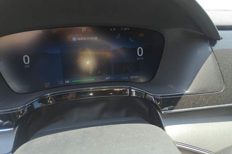 Used BYD Tang New Energy 2024 EV Champion Edition 600KM Deluxe Model Odometer Close Up
