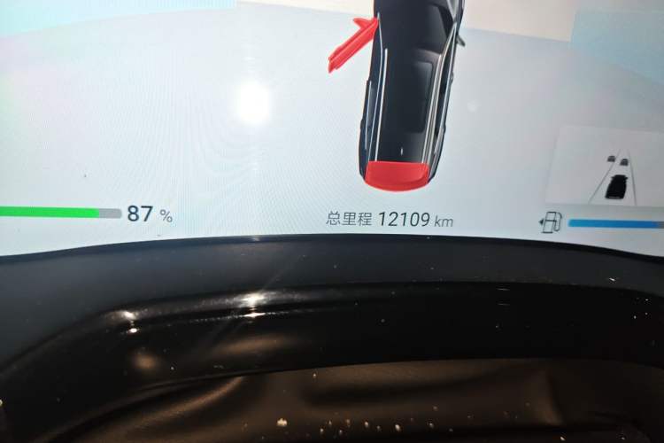 Used BYD Tang New Energy 2024 DM-i Glory Edition 112KM Prestige Model Odometer Close Up