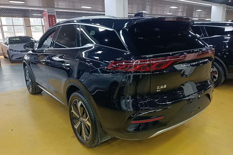 Used BYD Tang New Energy 2024 EV Glory Edition 600KM Premium Model Rear Left 45 Deg