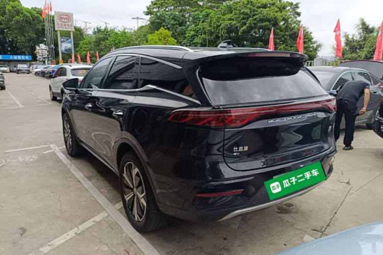 Used BYD Tang New Energy 2024 EV Glory Edition 600KM Premium Model Rear Left 45 Deg