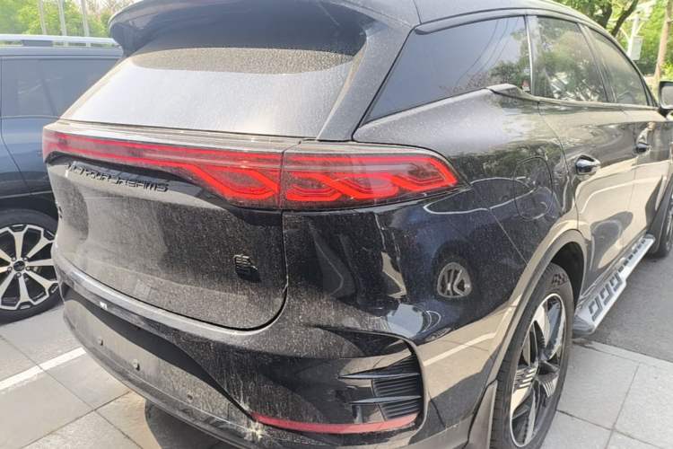 Used BYD Tang New Energy 2024 DM-i Glory Edition 112KM Flagship Model Rear Right 45 Deg