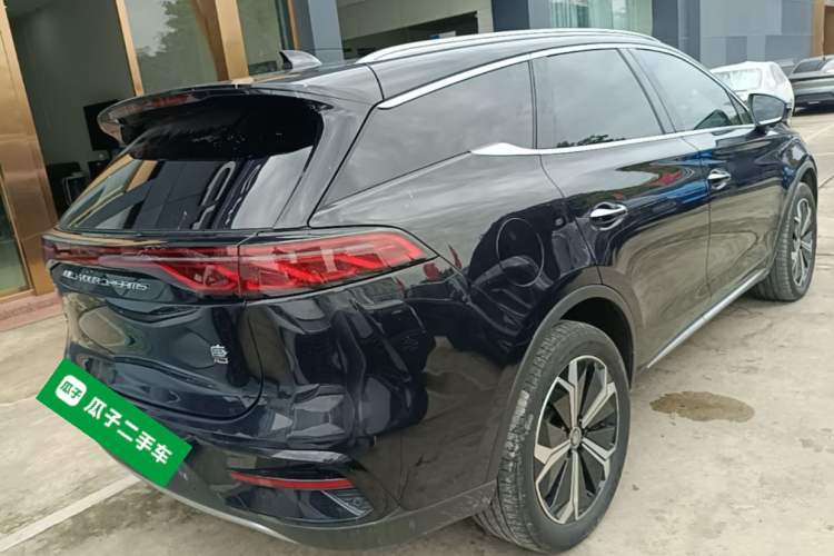 Used BYD Tang New Energy 2024 EV Glory Edition 600KM Premium Model Rear Right 45 Deg