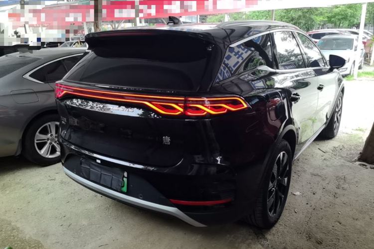 Used BYD Tang New Energy 2024 DM-i Glory Edition 112KM Flagship Model Rear Right 45 Deg