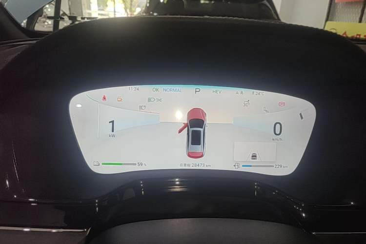 Used BYD Tang New Energy 2024 DM-p Champion Edition 215 km All-Wheel-Drive Flagship Model Instrument Cluster
